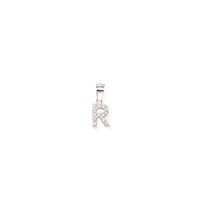 Charm Amen Donna Letterami in Argento Zircone L-R - L-R